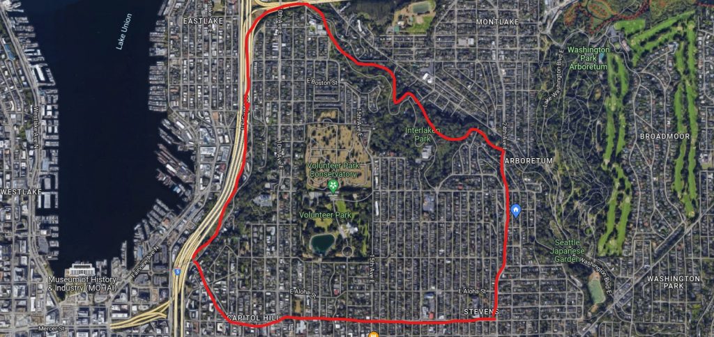 North Capitol Hill Map